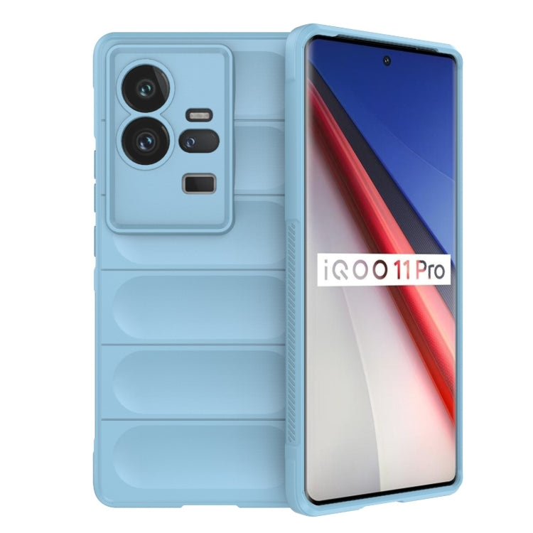 For vivo iQOO 11 Pro 5G Magic Shield TPU + Flannel Phone Case