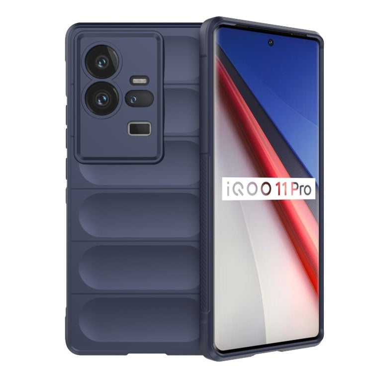For vivo iQOO 11 Pro 5G Magic Shield TPU + Flannel Phone Case
