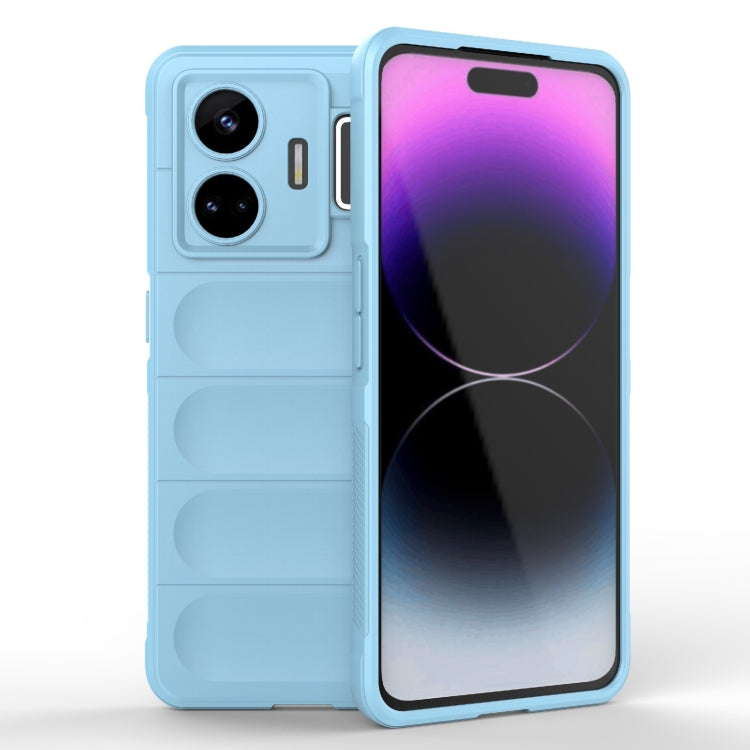 For Realme GT Neo 5 5G Magic Shield TPU + Flannel Phone Case