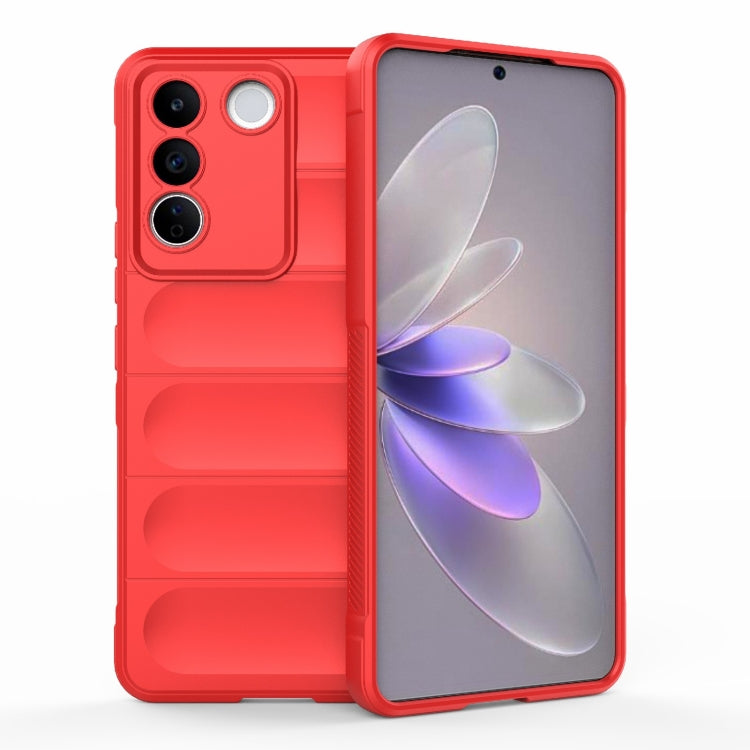 For vivo S16e 5G Magic Shield TPU + Flannel Phone Case
