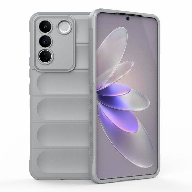 For vivo S16e 5G Magic Shield TPU + Flannel Phone Case