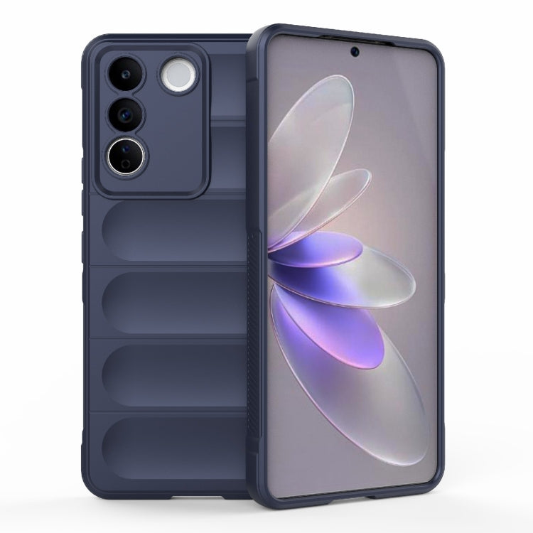 For vivo S16e 5G Magic Shield TPU + Flannel Phone Case