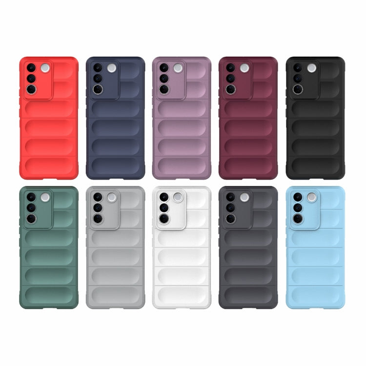 For vivo S16e 5G Magic Shield TPU + Flannel Phone Case
