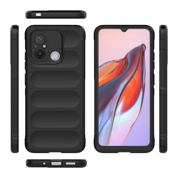 For Xiaomi Redmi 12C Magic Shield TPU + Flannel Phone Case