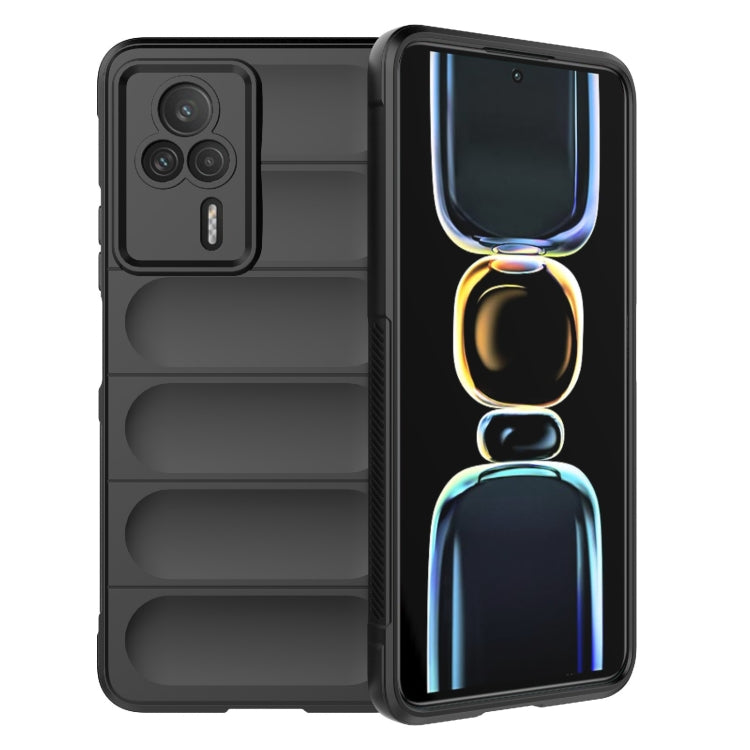 For Xiaomi Redmi K60E 5G Magic Shield TPU + Flannel Phone Case