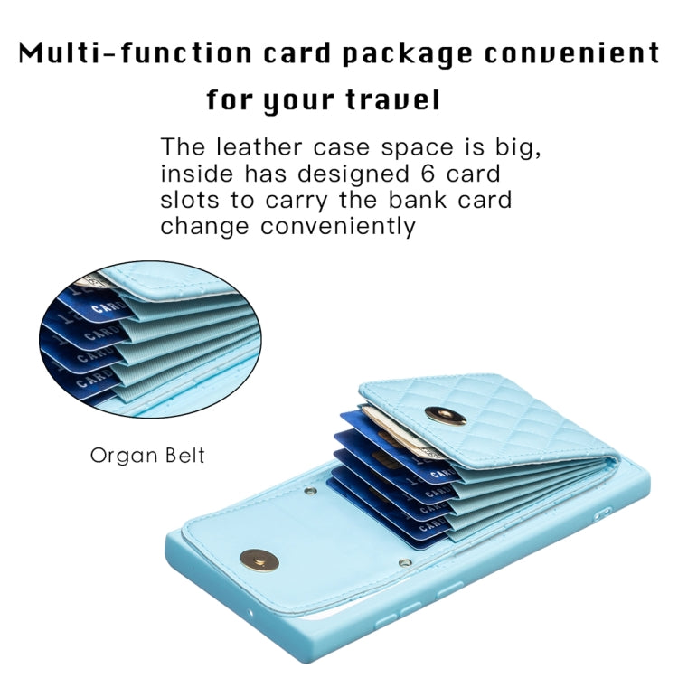 For Samsung Galaxy S23 Ultra 5G Vertical Wallet Rhombic Leather Phone Case