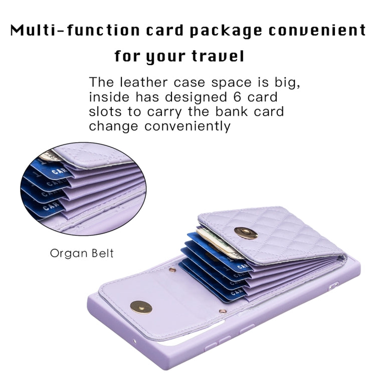 For Samsung Galaxy S22 Ultra 5G Vertical Wallet Rhombic Leather Phone Case