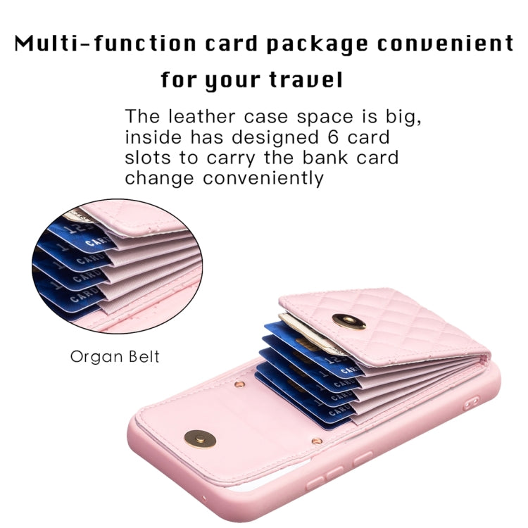 For Samsung Galaxy A34 5G Vertical Wallet Rhombic Leather Phone Case