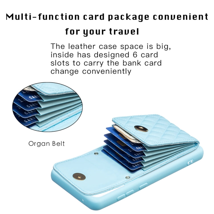 For Samsung Galaxy A52 4G / 5G Vertical Wallet Rhombic Leather Phone Case
