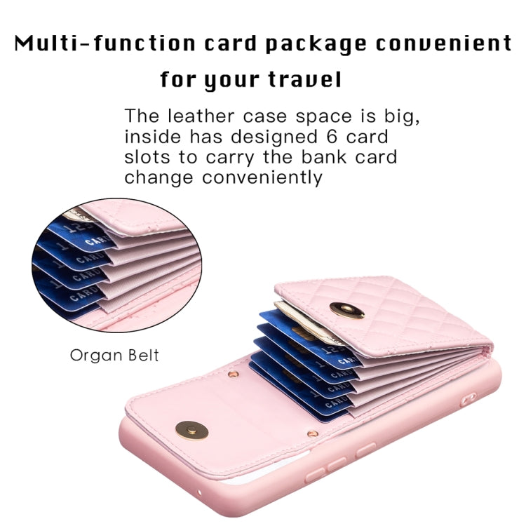 For Samsung Galaxy A53 5G Vertical Wallet Rhombic Leather Phone Case