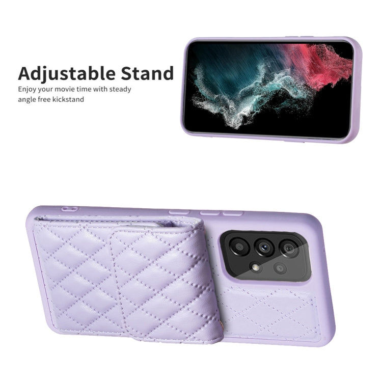 For Samsung Galaxy A53 5G Vertical Wallet Rhombic Leather Phone Case