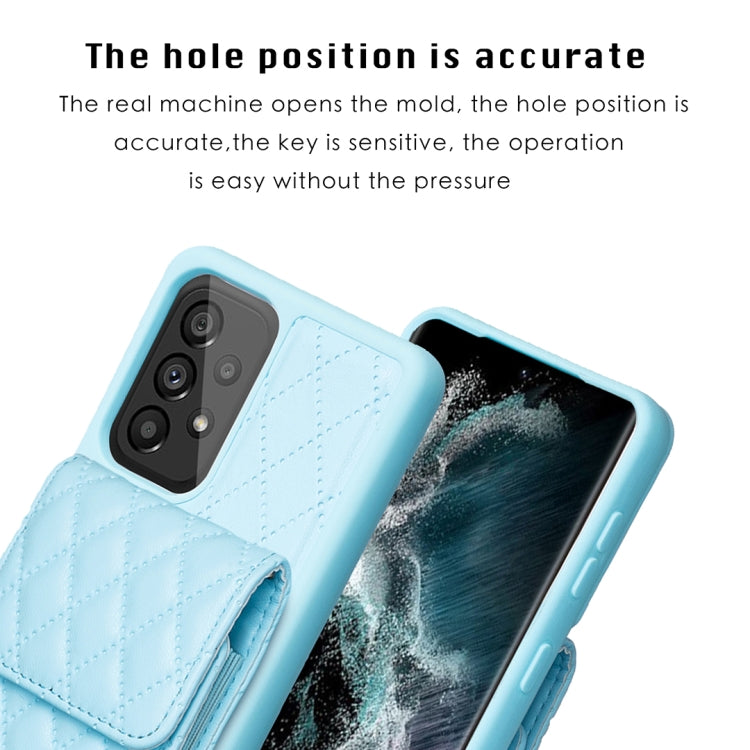 For Samsung Galaxy A53 5G Vertical Wallet Rhombic Leather Phone Case
