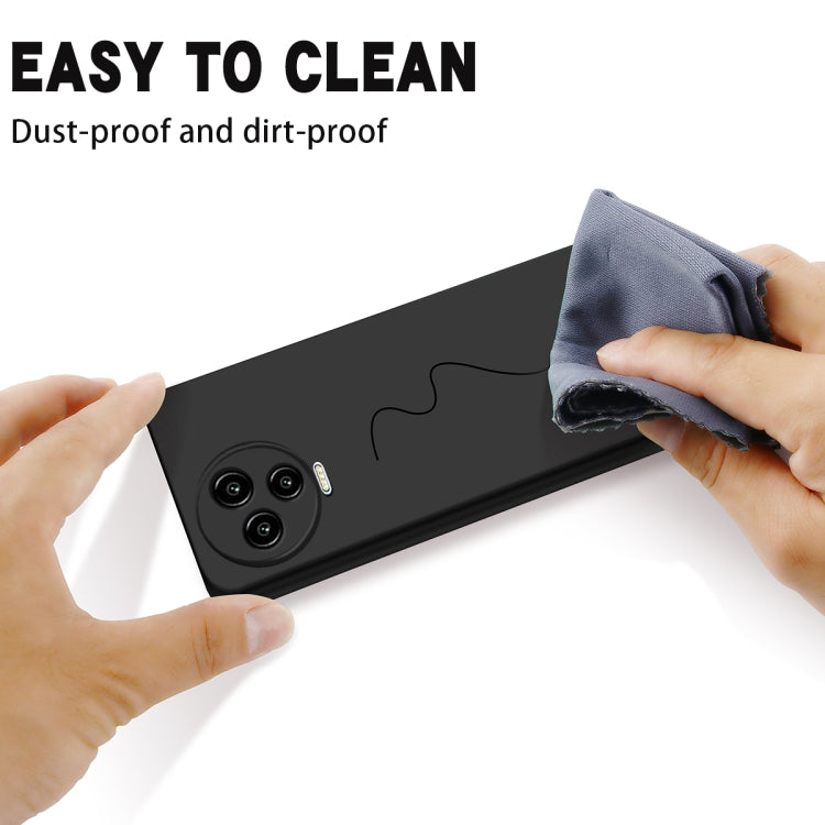 For Infinix Note 12 Pro 4G / Note 12 2023 Pure Color Liquid Silicone Shockproof Phone Case