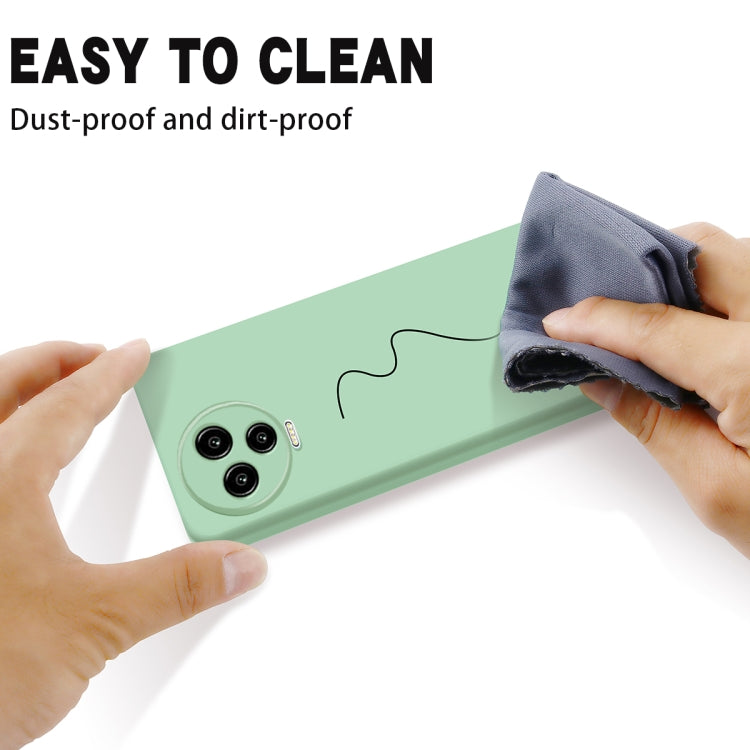 For Infinix Note 12 Pro 4G / Note 12 2023 Pure Color Liquid Silicone Shockproof Phone Case