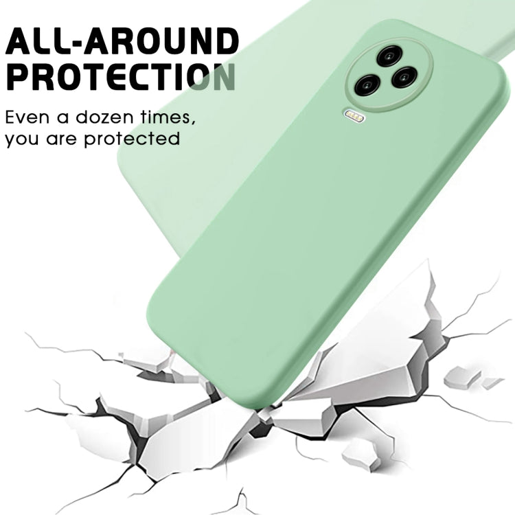 For Infinix Note 12 Pro 4G / Note 12 2023 Pure Color Liquid Silicone Shockproof Phone Case