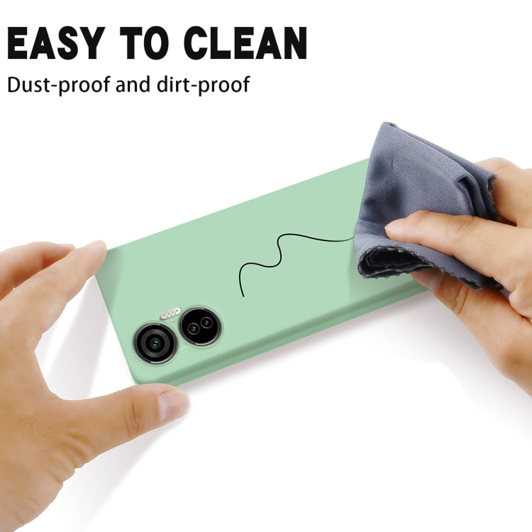 For Itel S18 Pro Pure Color Liquid Silicone Shockproof Phone Case