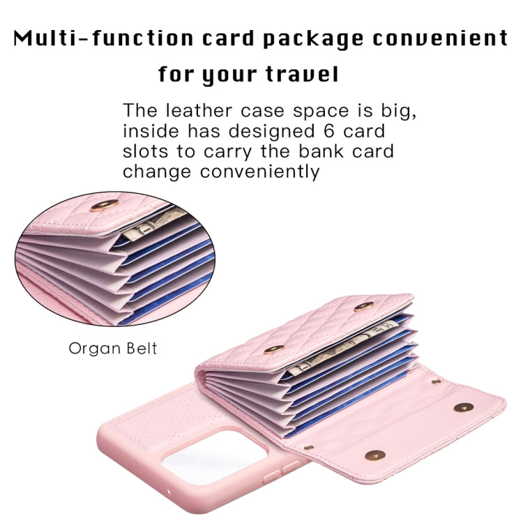 For Samsung Galaxy A54 5G Horizontal Wallet Rhombic Leather Phone Case