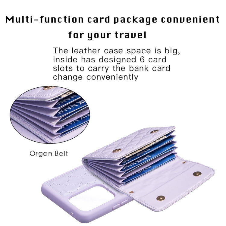 For Samsung Galaxy A54 5G Horizontal Wallet Rhombic Leather Phone Case