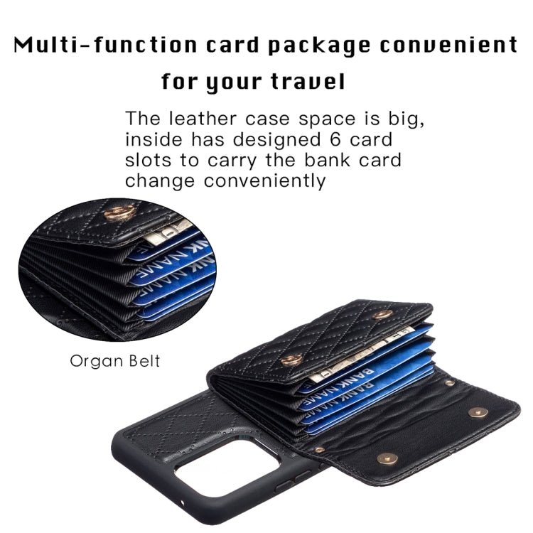 For Samsung Galaxy A54 5G Horizontal Wallet Rhombic Leather Phone Case
