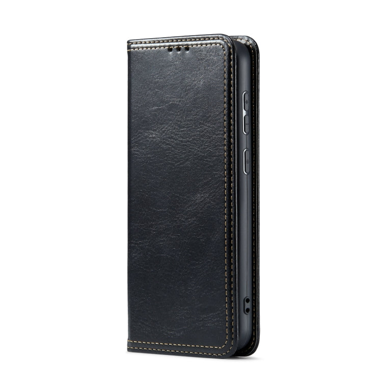 For Samsung Galaxy S23 5G FIERRE SHANN Vintage Bark Texture Wallet Leather Phone Case