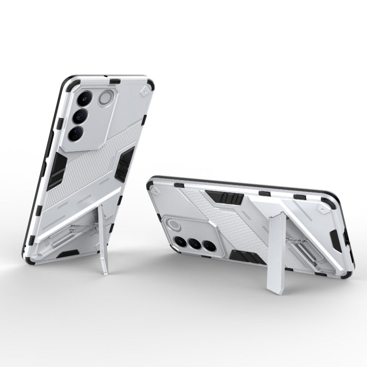 For vivo S16e 5G Punk Armor 2 in 1 PC + TPU Shockproof Phone Case with Invisible Holder