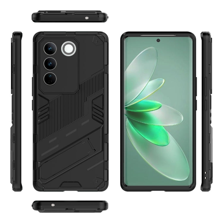 For vivo S16 Pro 5G Punk Armor 2 in 1 PC + TPU Shockproof Phone Case with Invisible Holder