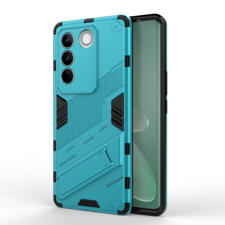 For vivo S16 Pro 5G Punk Armor 2 in 1 PC + TPU Shockproof Phone Case with Invisible Holder