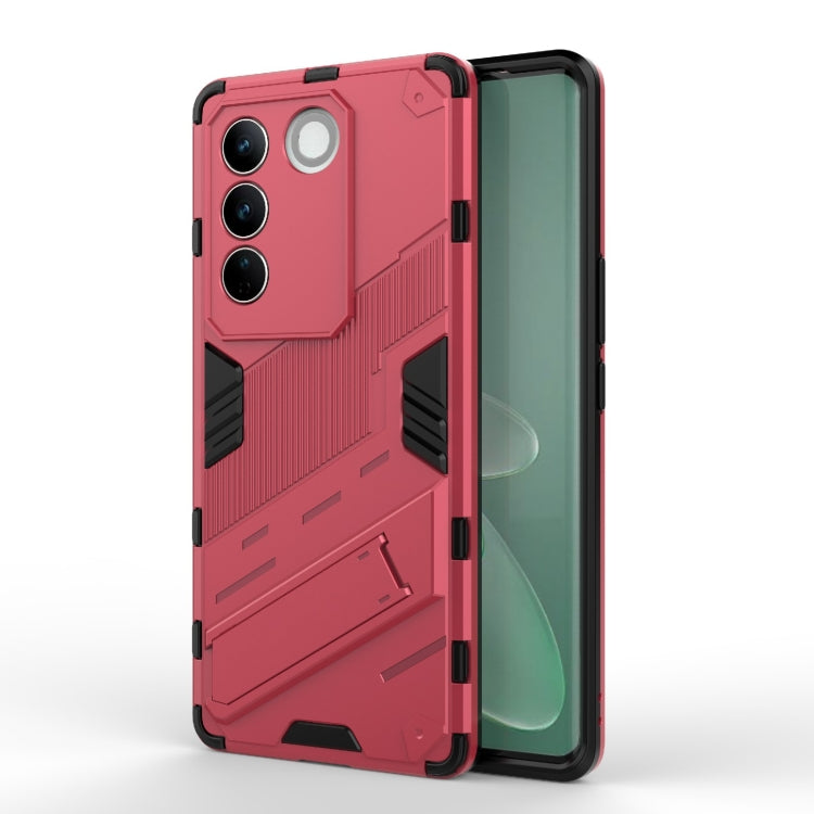 For vivo S16 Pro 5G Punk Armor 2 in 1 PC + TPU Shockproof Phone Case with Invisible Holder