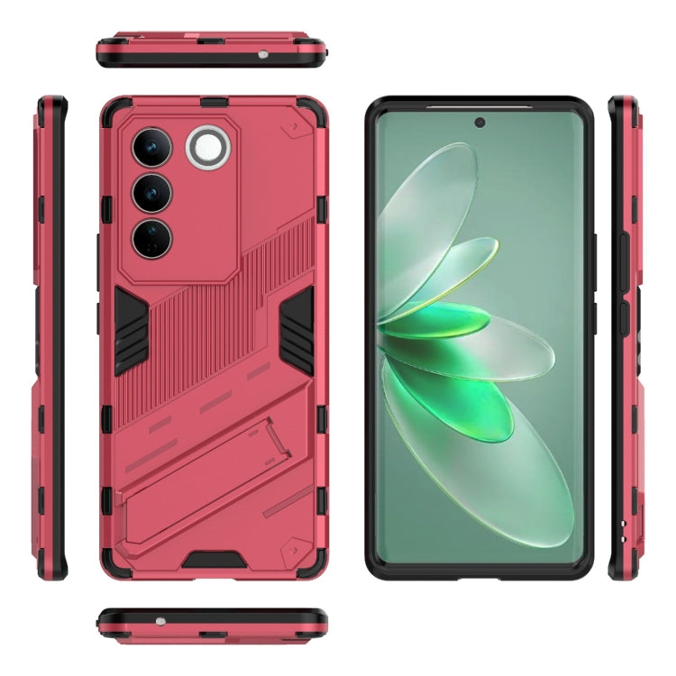 For vivo S16 Pro 5G Punk Armor 2 in 1 PC + TPU Shockproof Phone Case with Invisible Holder