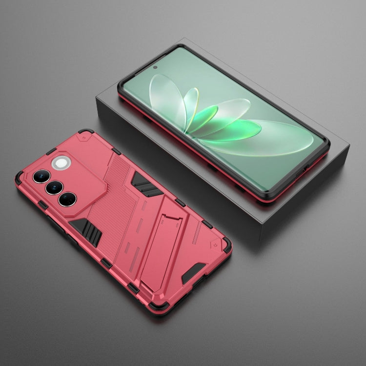 For vivo S16 Pro 5G Punk Armor 2 in 1 PC + TPU Shockproof Phone Case with Invisible Holder