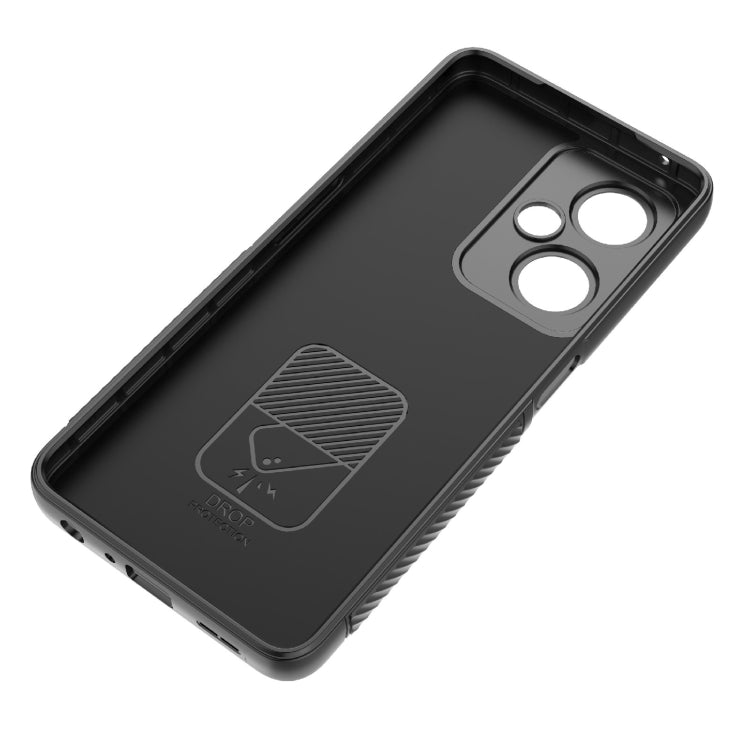 For OnePlus Nord CE 3 Wavy Texture TPU Phone Case with Lens Film