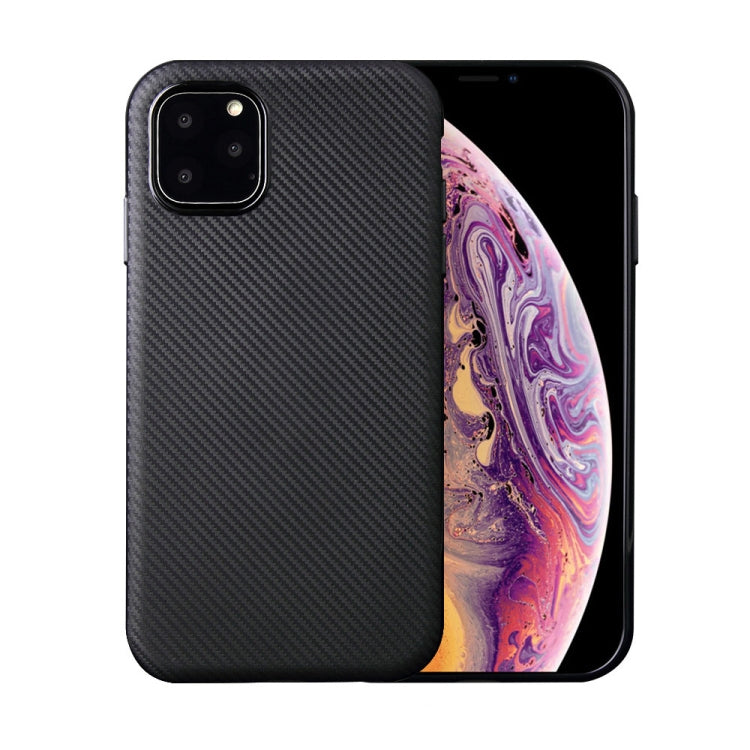 For iPhone 11 Pro Carbon Fiber Texture Shockproof TPU Protective Case