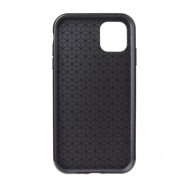 For iPhone 11 Pro Carbon Fiber Texture Shockproof TPU Protective Case