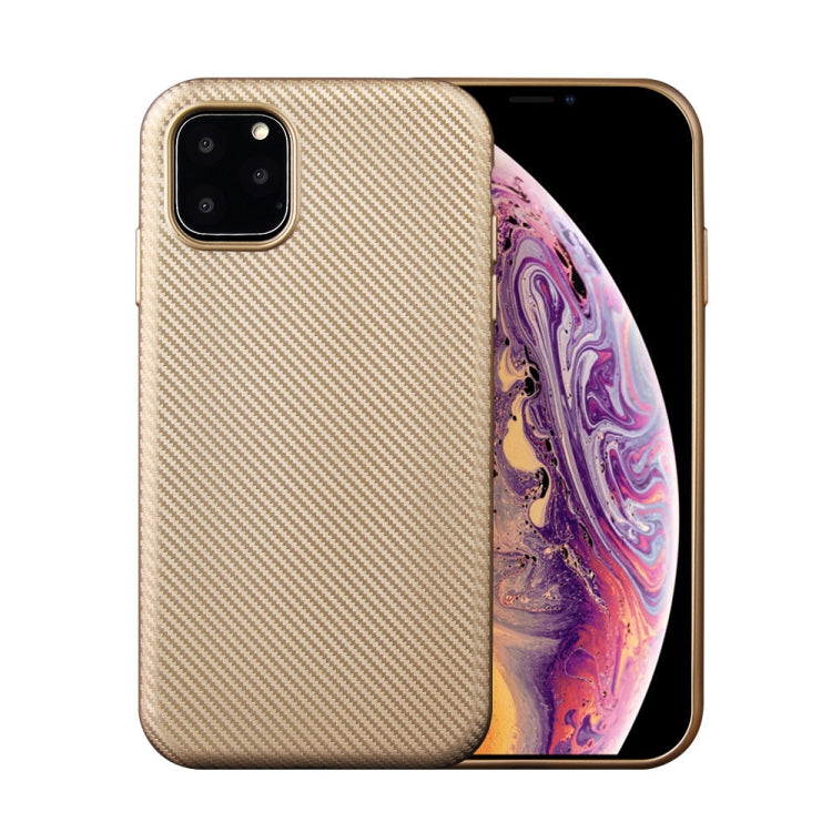 For iPhone 11 Carbon Fiber Texture Shockproof TPU Protective Case