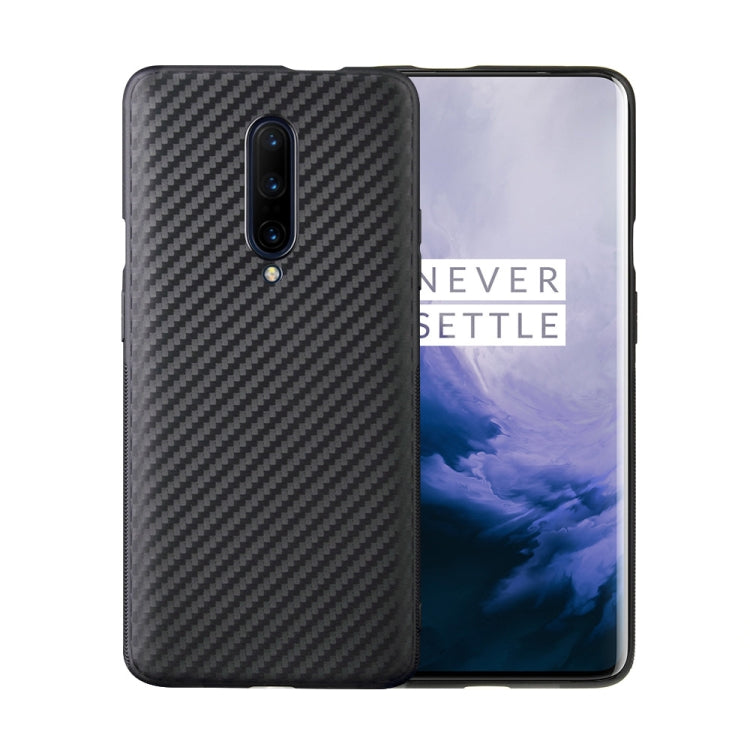 For OnePlus 7 Pro Carbon Fiber Texture Shockproof TPU Protective Case