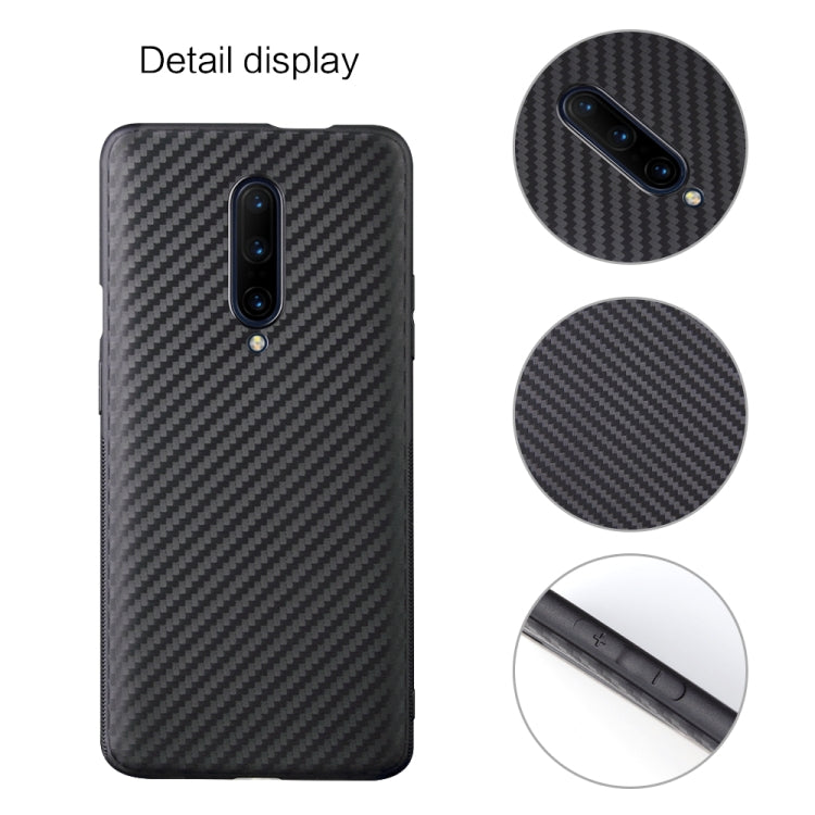 For OnePlus 7 Pro Carbon Fiber Texture Shockproof TPU Protective Case