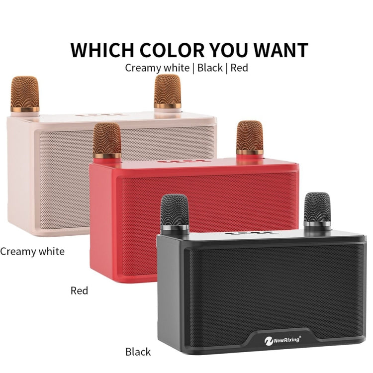 NewRixing NR8088 Wireless Microphone TWS Handheld Noise Reduction Smart Bluetooth Speaker