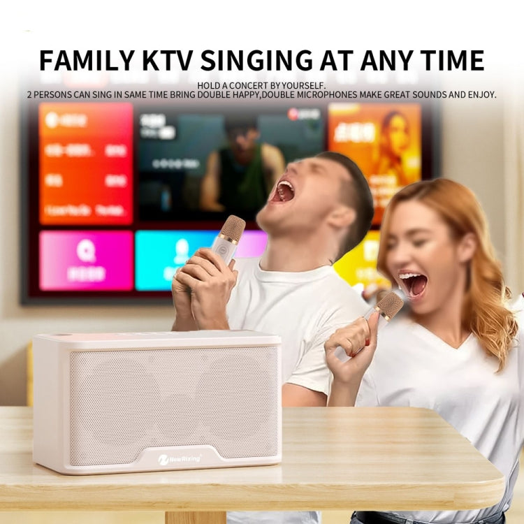 NewRixing NR8088 Wireless Microphone TWS Handheld Noise Reduction Smart Bluetooth Speaker