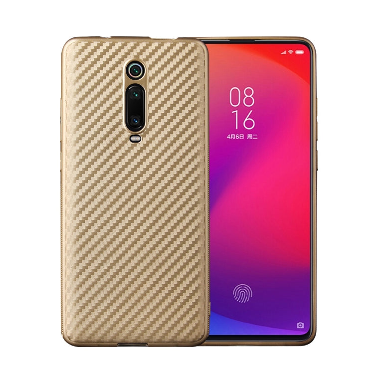 For Xiaomi Redmi K20 Carbon Fiber Texture Shockproof TPU Protective Case