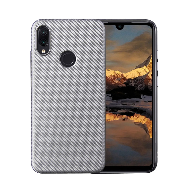 For Xiaomi Redmi Note 7 Carbon Fiber Texture Shockproof TPU Protective Case