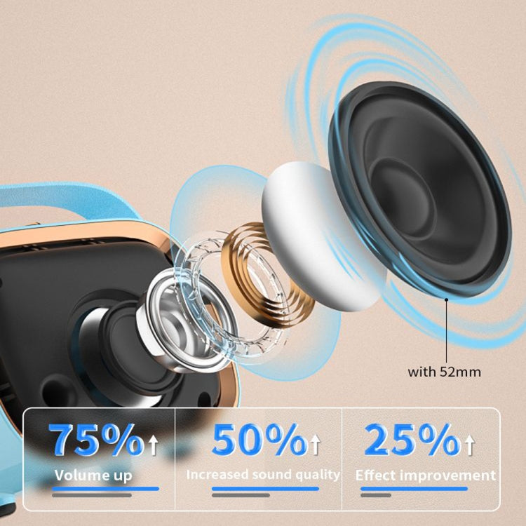 NewRixing NR138W Wireless Microphone TWS Handheld Noise Reduction Portable Smart Bluetooth Speaker