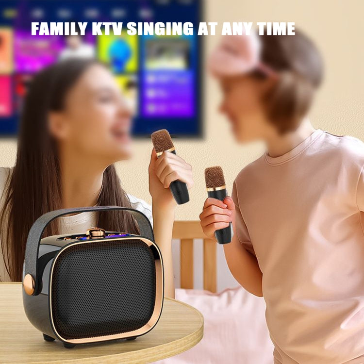 NewRixing NR138W Wireless Microphone TWS Handheld Noise Reduction Portable Smart Bluetooth Speaker