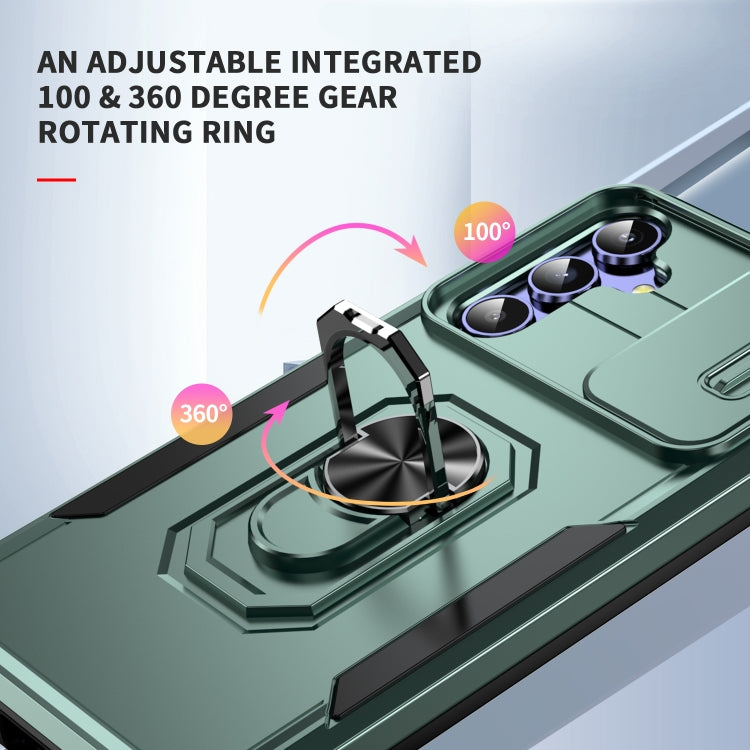 For Samsung Galaxy A14 5G Pioneer Armor Sliding Camshield Phone Case