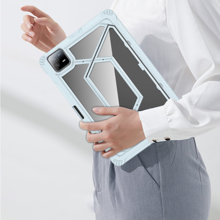 For Xiaomi Pad 6 / 6 Pro Magnetic Clear PC Shockproof TPU Tablet Case