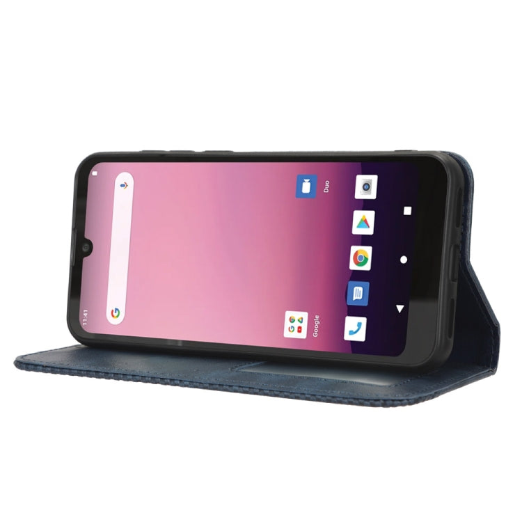 For Orbic Q10 4G Magnetic Buckle Retro Texture Leather Phone Case