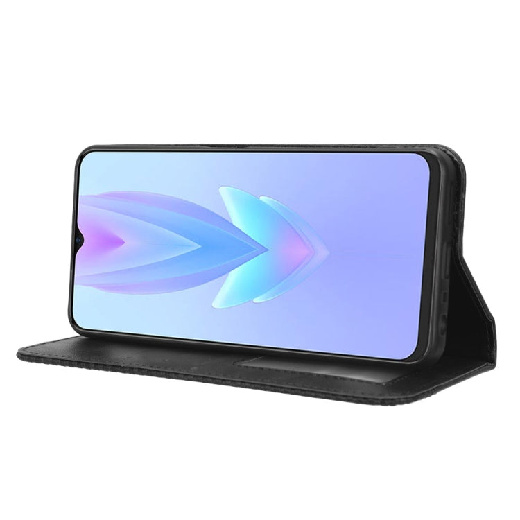 For Tecno Spark 10 5G Magnetic Buckle Retro Texture Leather Phone Case