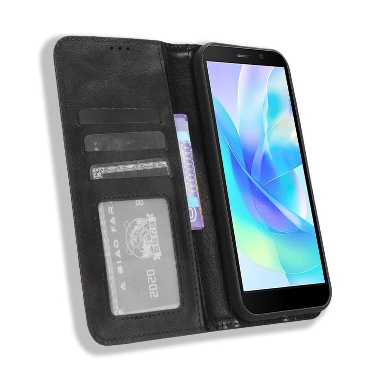 For Doogee X97 / X97 Pro Magnetic Buckle Retro Texture Leather Phone Case