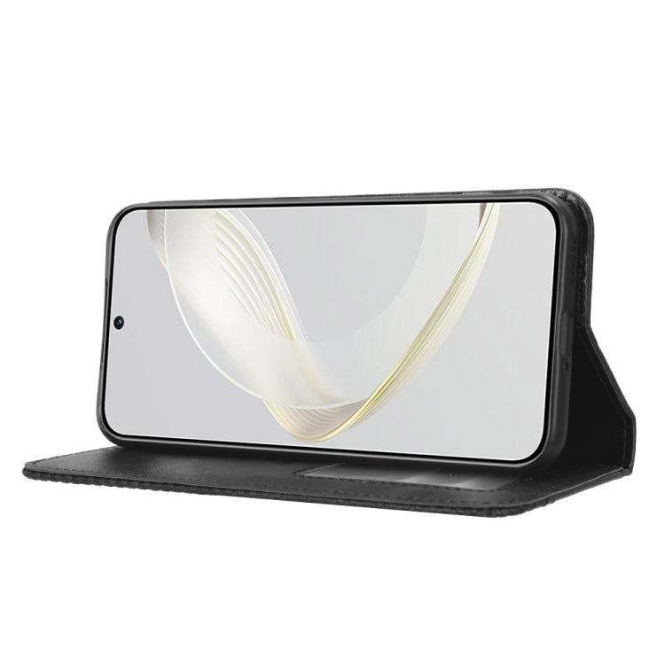 For Huawei nova 11 Pro Magnetic Buckle Retro Texture Leather Phone Case