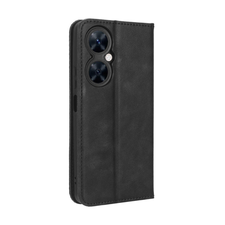 For Huawei Maimang 20 Magnetic Buckle Retro Texture Leather Phone Case