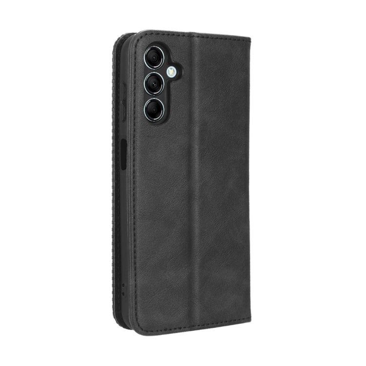 For Samsung Galaxy M14 5G Magnetic Buckle Retro Texture Leather Phone Case